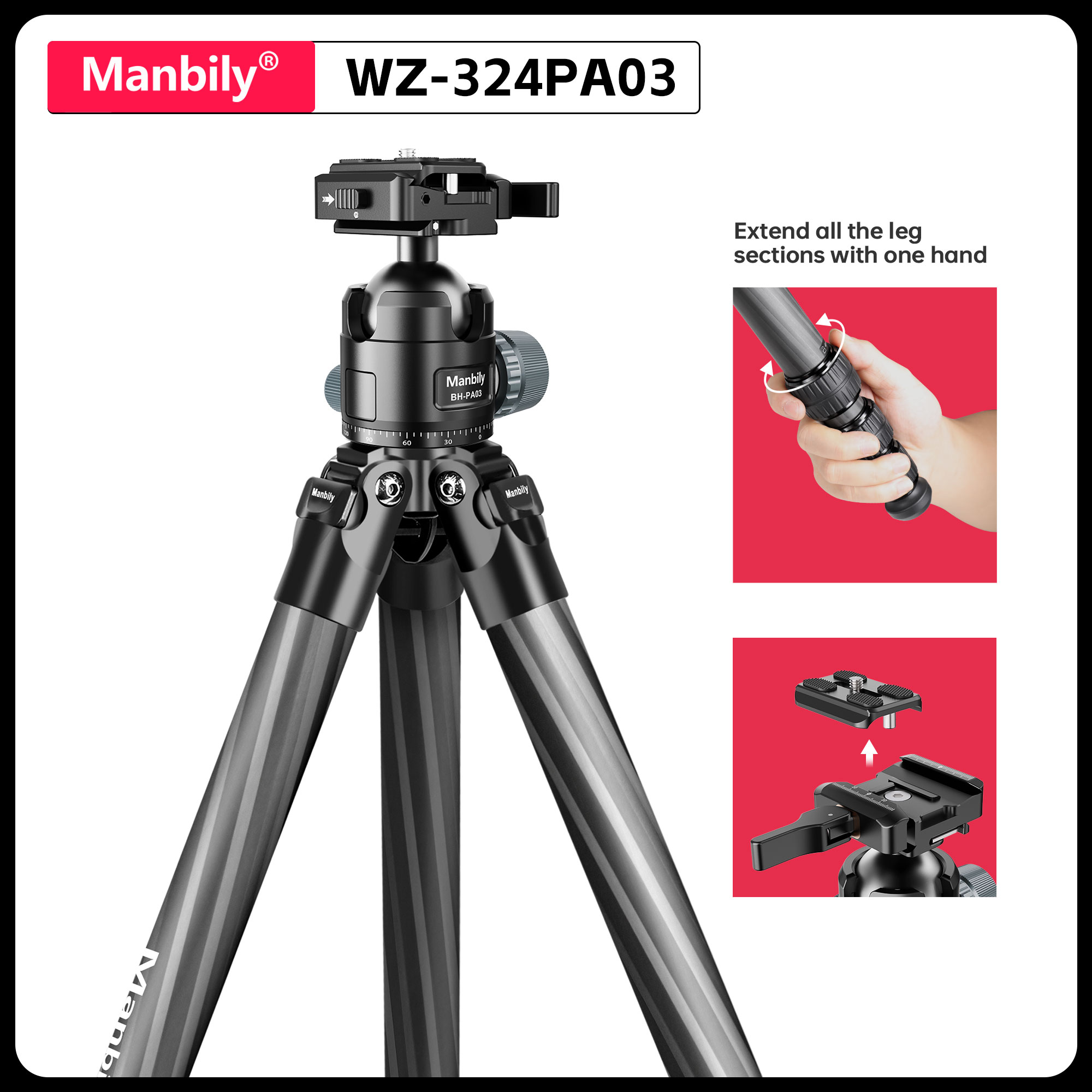 Outdoor Hunting Videos - Treppiedi da Caccia Manbily 158CM in