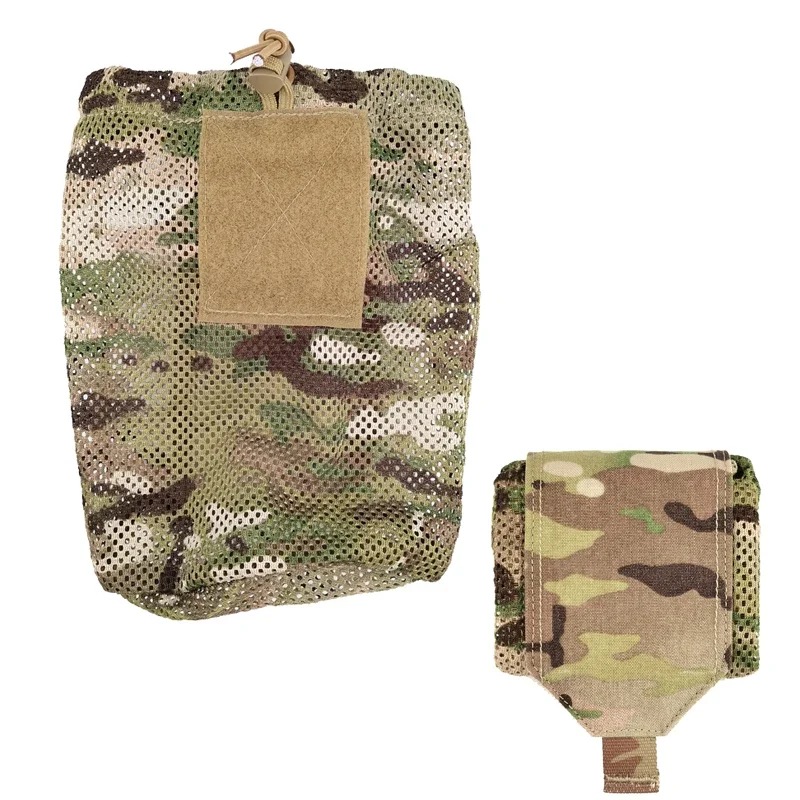 Outdoor Hunting Magazines - Borsa Tattica a Rete Pieghevole Mini,