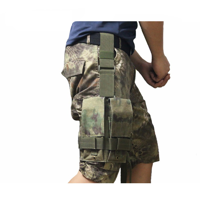 Outdoor Hunting Magazines - Portacaricatore tattico da gamba 5.56/7.62 con