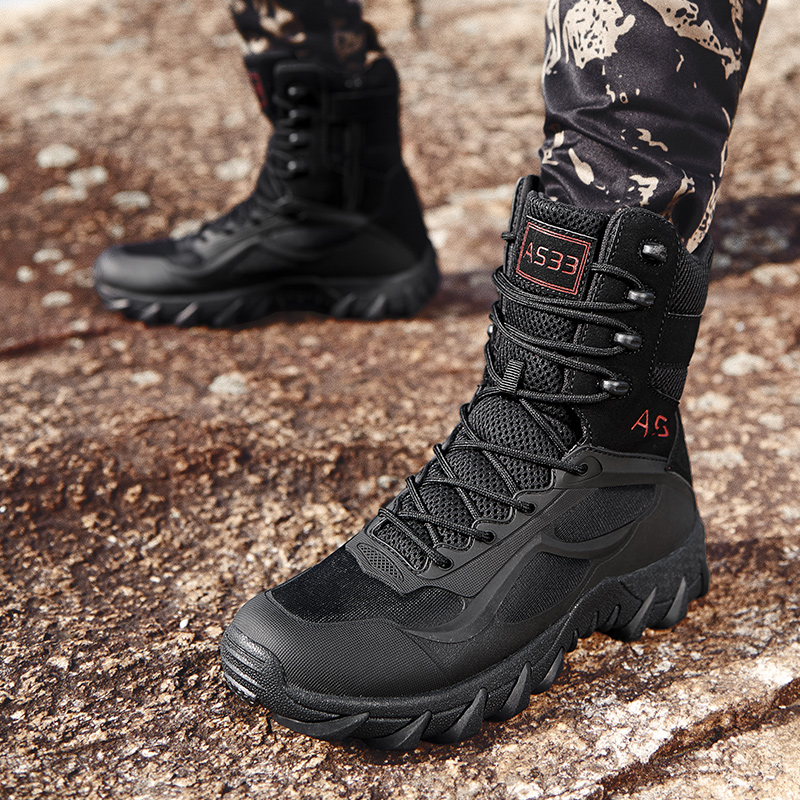 Nuovi uomini stivali di pelle  - Hunting Outdoor Brand recensione e prezzo