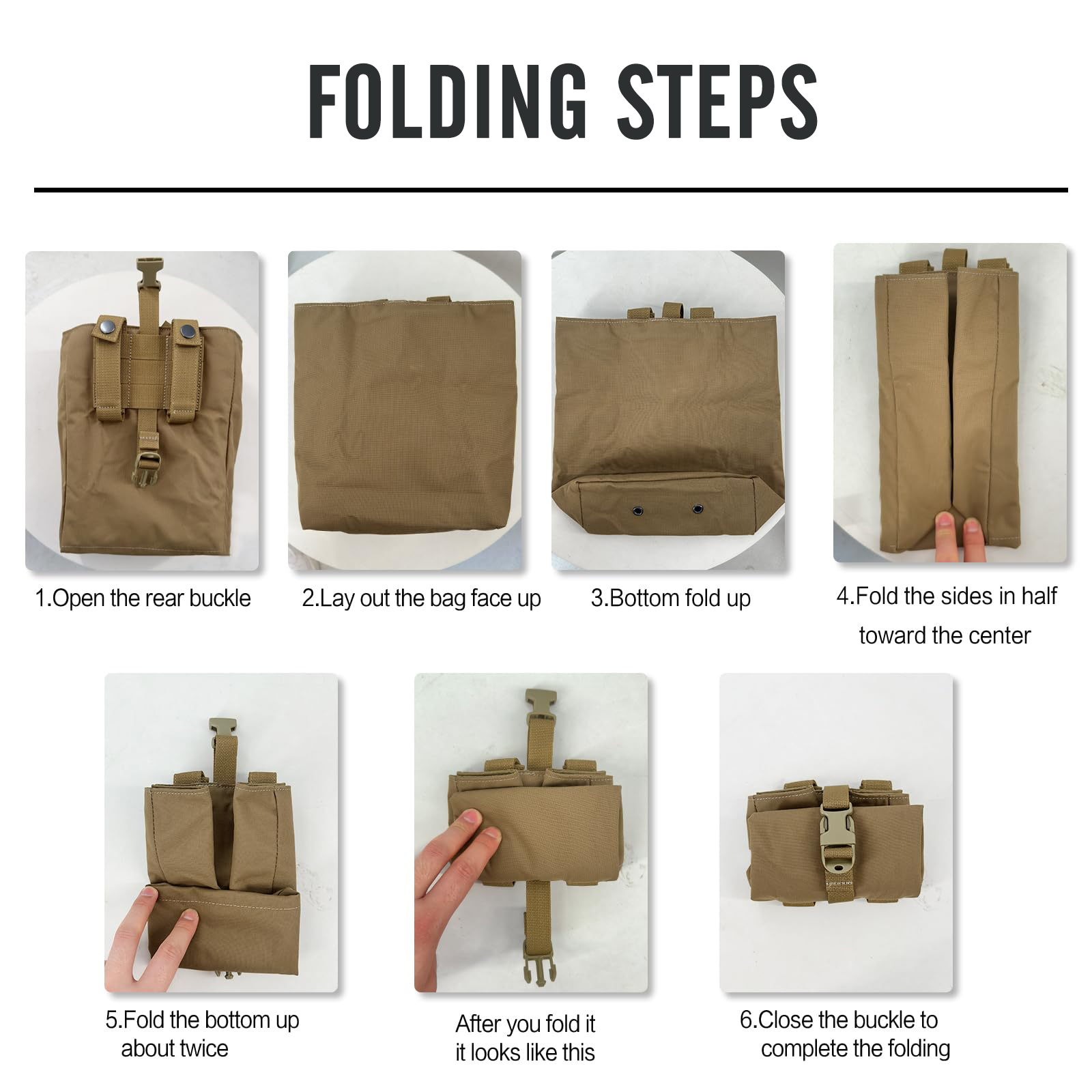 Nuovo Molle Pieghevole Dump Dr - Outdoor Hunting Magazines recensione e prezzo