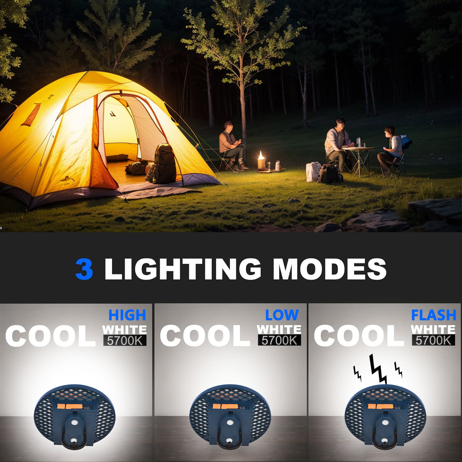 Luce da Campeggio Ricaricabile - Outdoor Hunting Tent recensione e prezzo