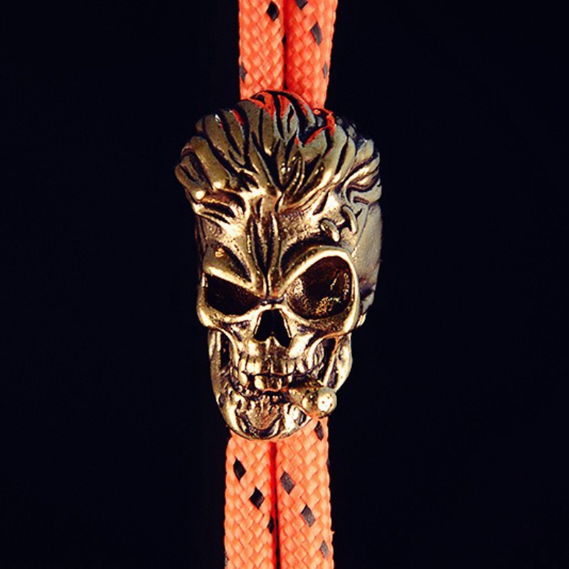 Hip Hop Smoking Skull Brass Kn - Paracord Survival Bracelet recensione e prezzo