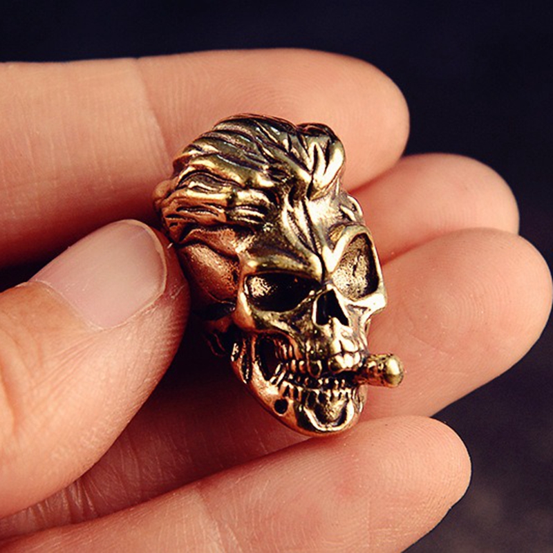 Hip Hop Smoking Skull Brass Kn - Paracord Survival Bracelet recensione e prezzo