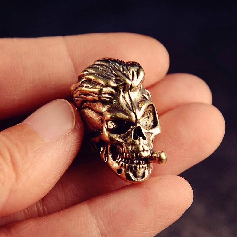 Hip Hop Smoking Skull Brass Kn - Paracord Survival Bracelet recensione e prezzo