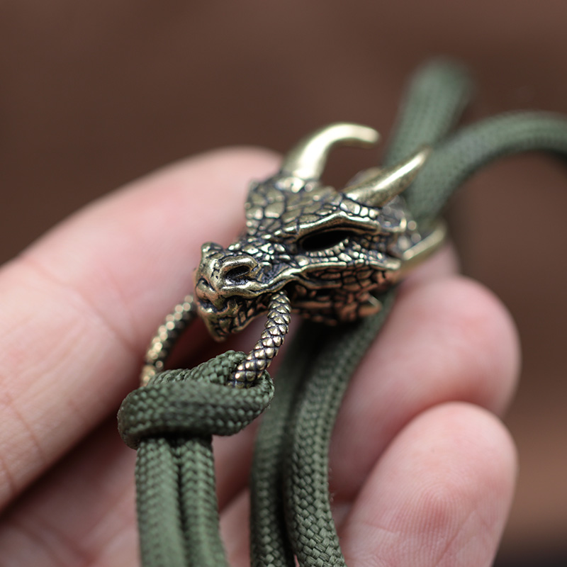 Testa di drago Fibbia in otton - Paracord Survival Bracelet recensione e prezzo